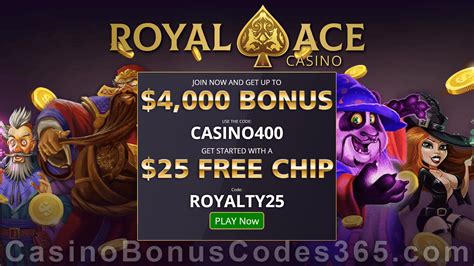 royal aces casino bonus codes